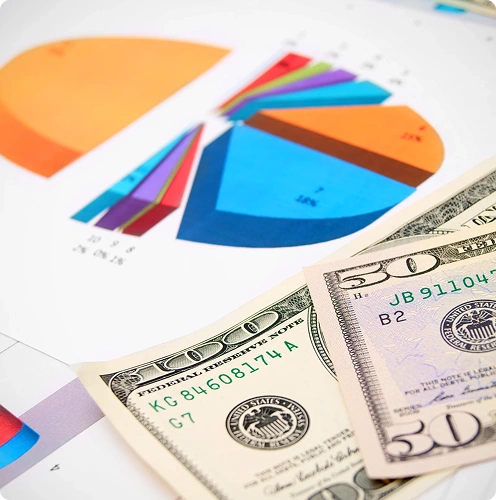 Two professionals reviewing tax credit documents